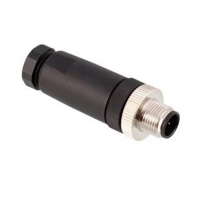 M12 Plug Male Connector,Straight,A B D Coding 